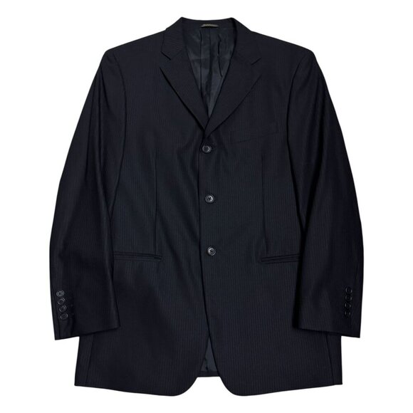 PRINCIPE Italian Wool Luxury Pinstripe 2-Piece Business Blazer SUIT 40R / Medium - Picture 2 of 10